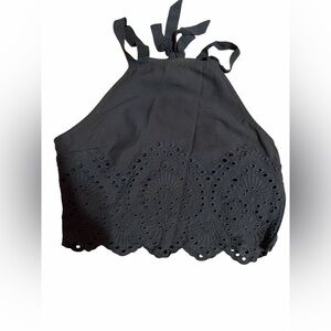 Abercrombie & Fitch Eyelet Halter Top